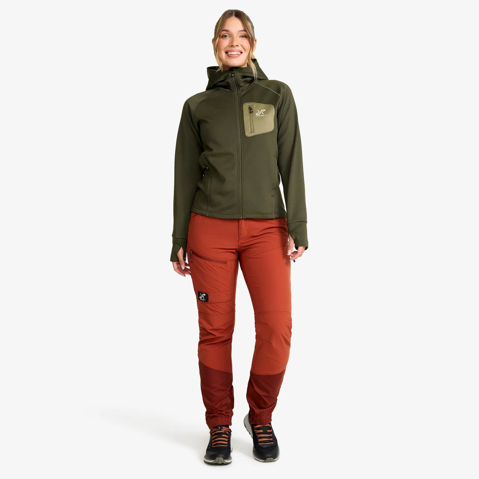 Evolution Stretch Fleece Hoodie Naiset