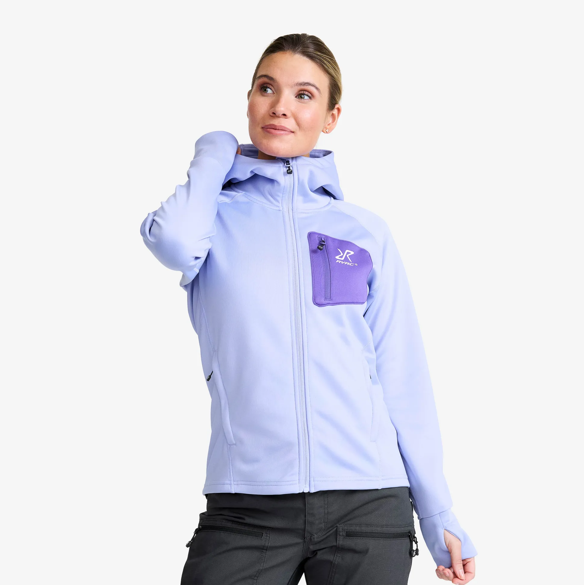 Evolution Stretch Fleece Hoodie Naiset