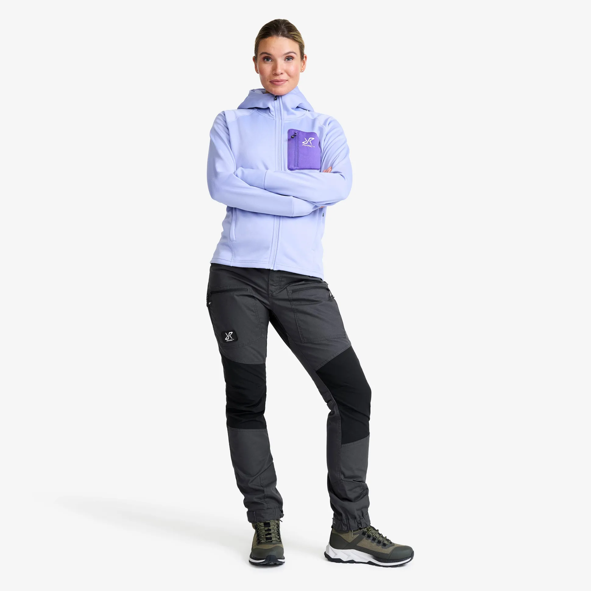 Evolution Stretch Fleece Hoodie Naiset