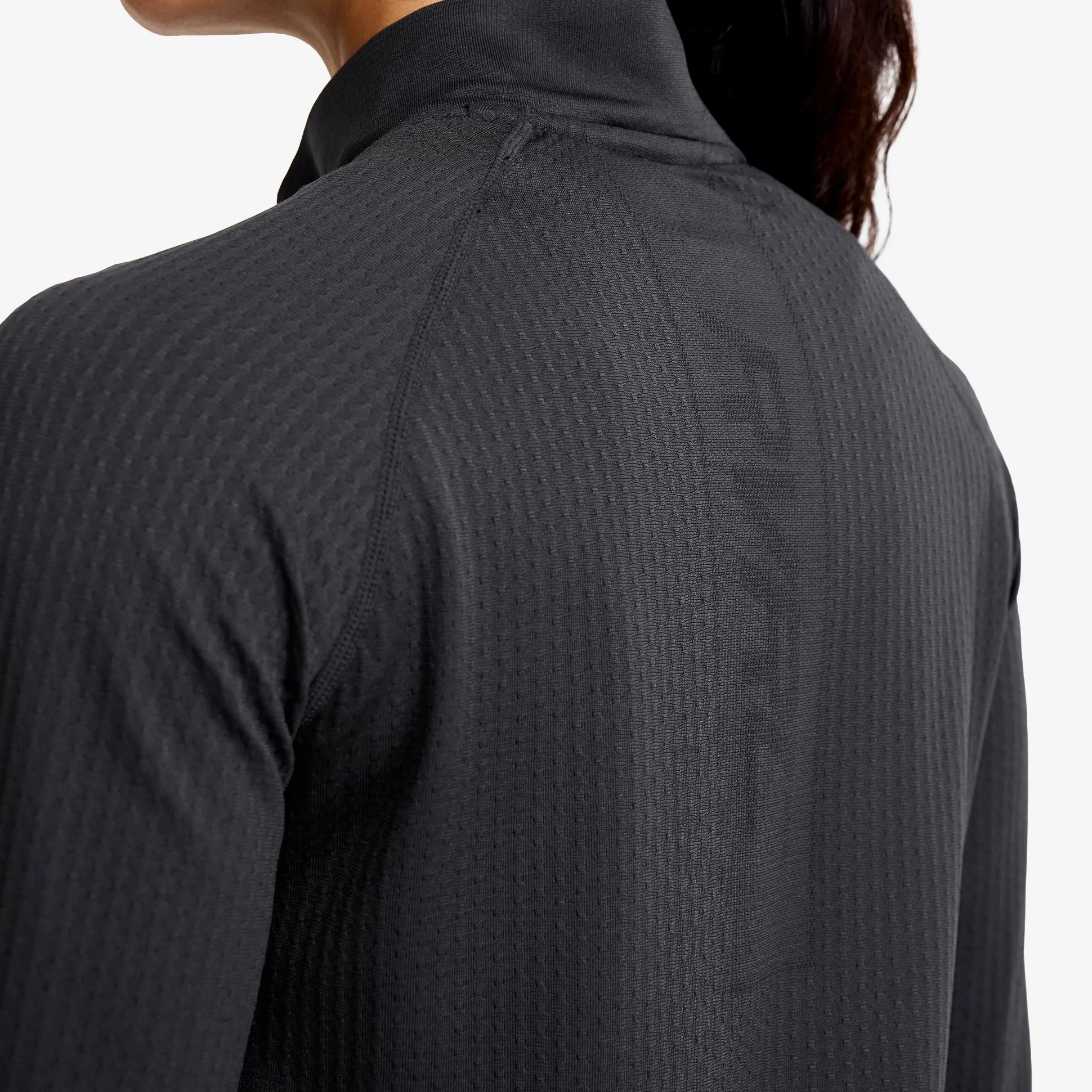 Focus Half-zip Seamless Top Naiset