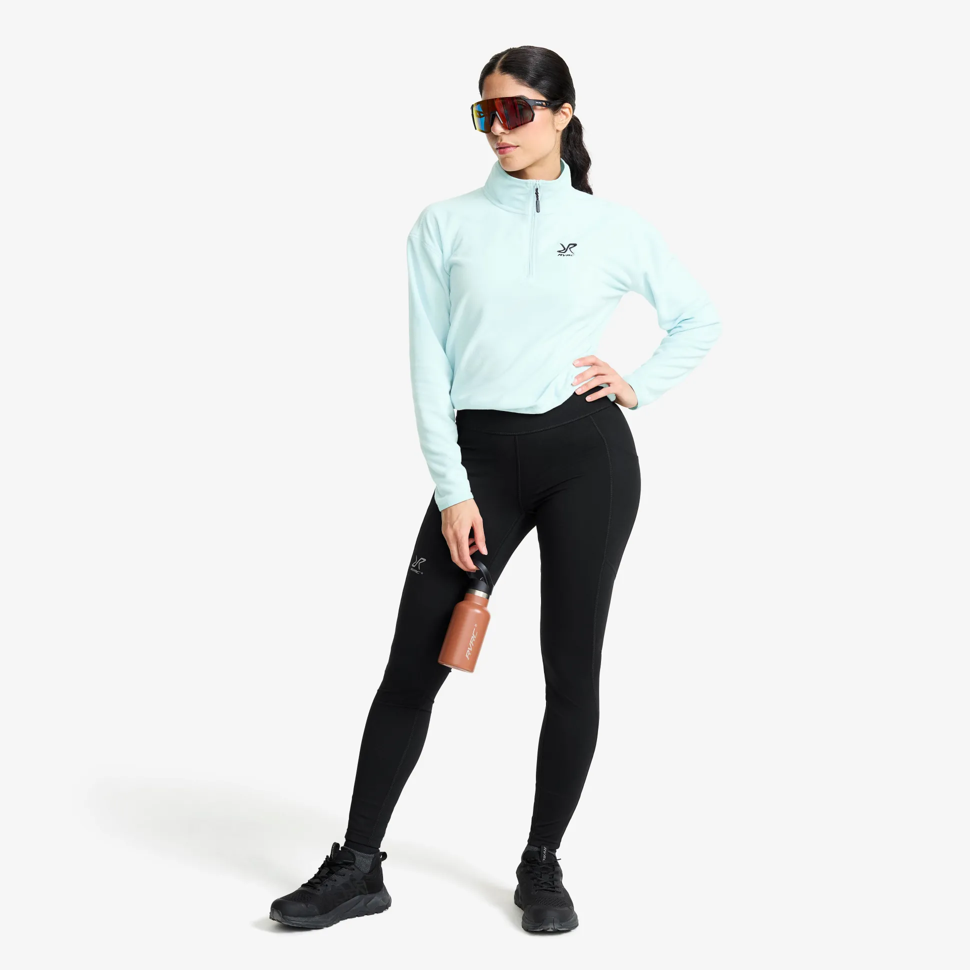 Hiker Cropped Half-zip Fleece Naiset
