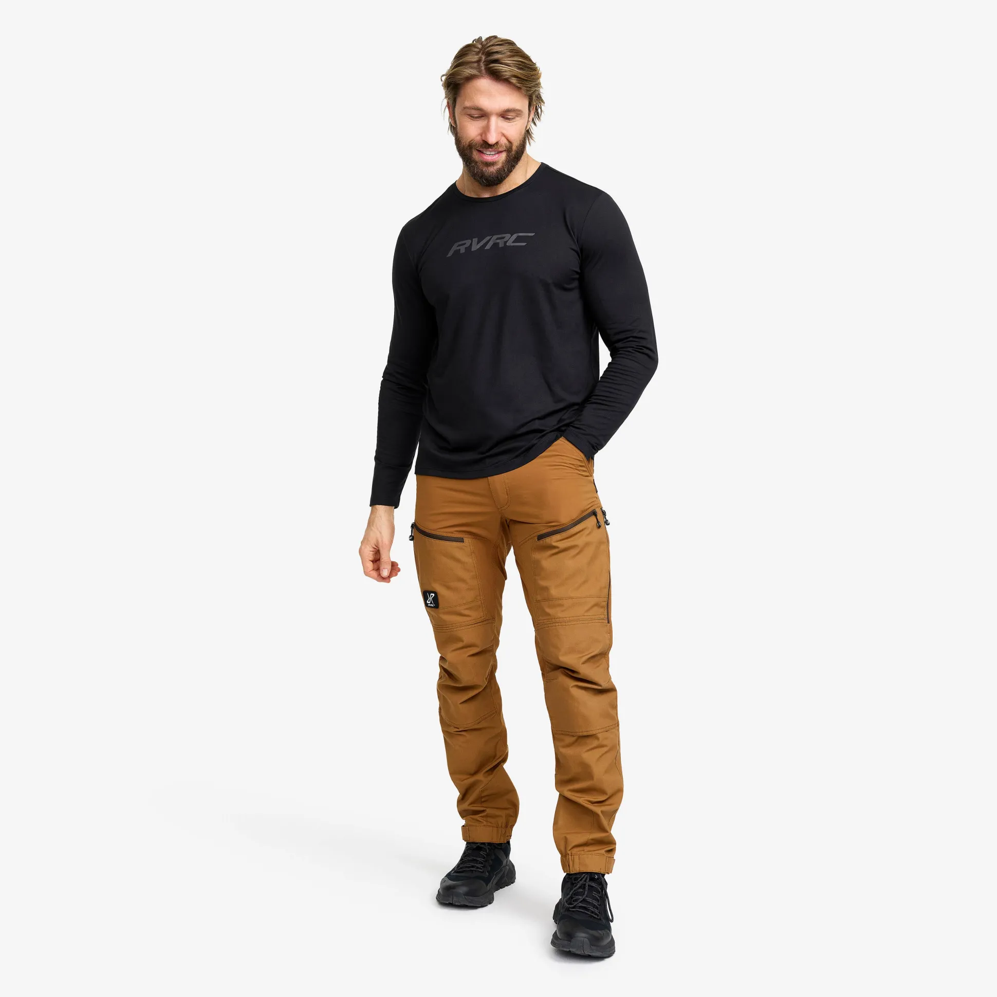 Mission Logo Long-sleeved T-shirt Miehet