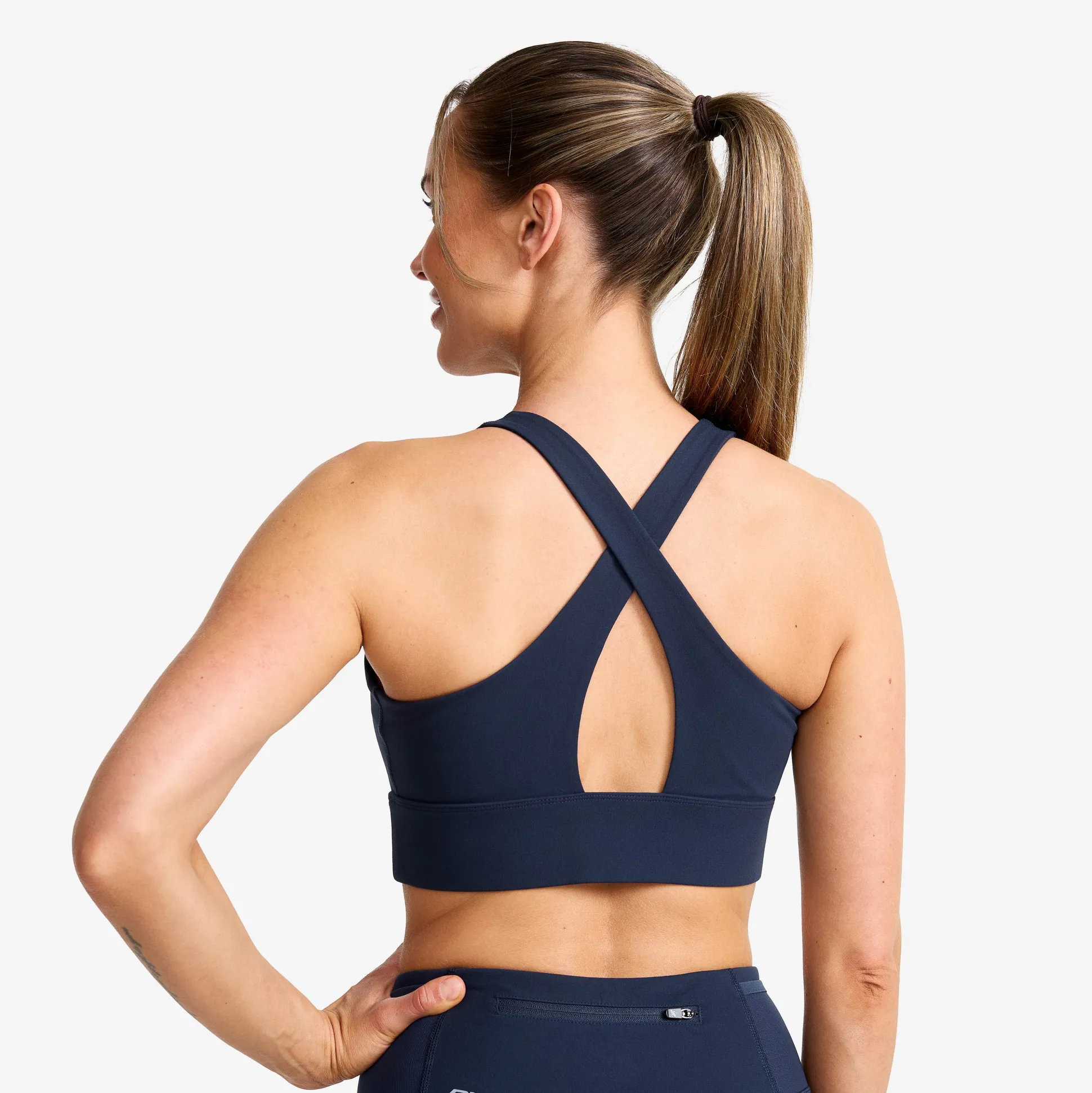 Rapid V Longline Medium Sports Bra Naiset