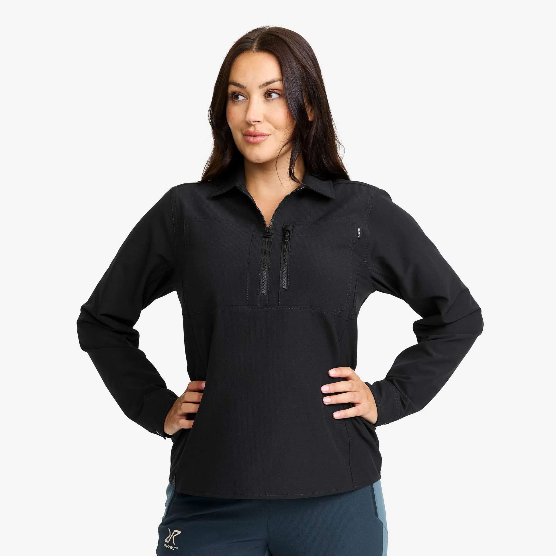 Ridge Half-zip Stretch Shirt Naiset
