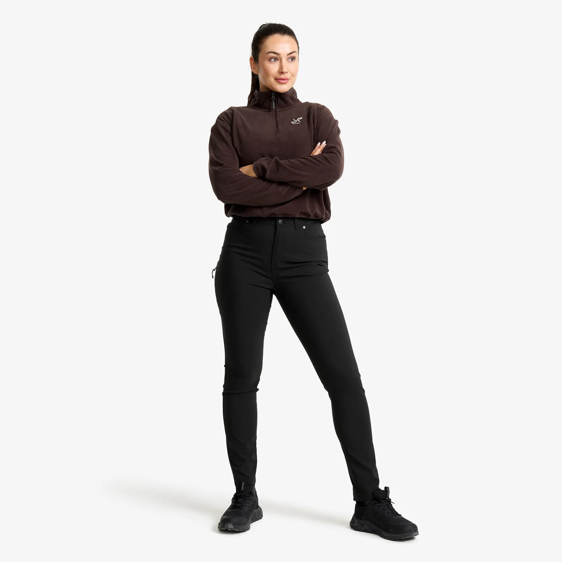 Root High-waist Stretch Jeans Naiset