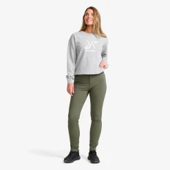 Root High-waist Stretch Jeans Naiset