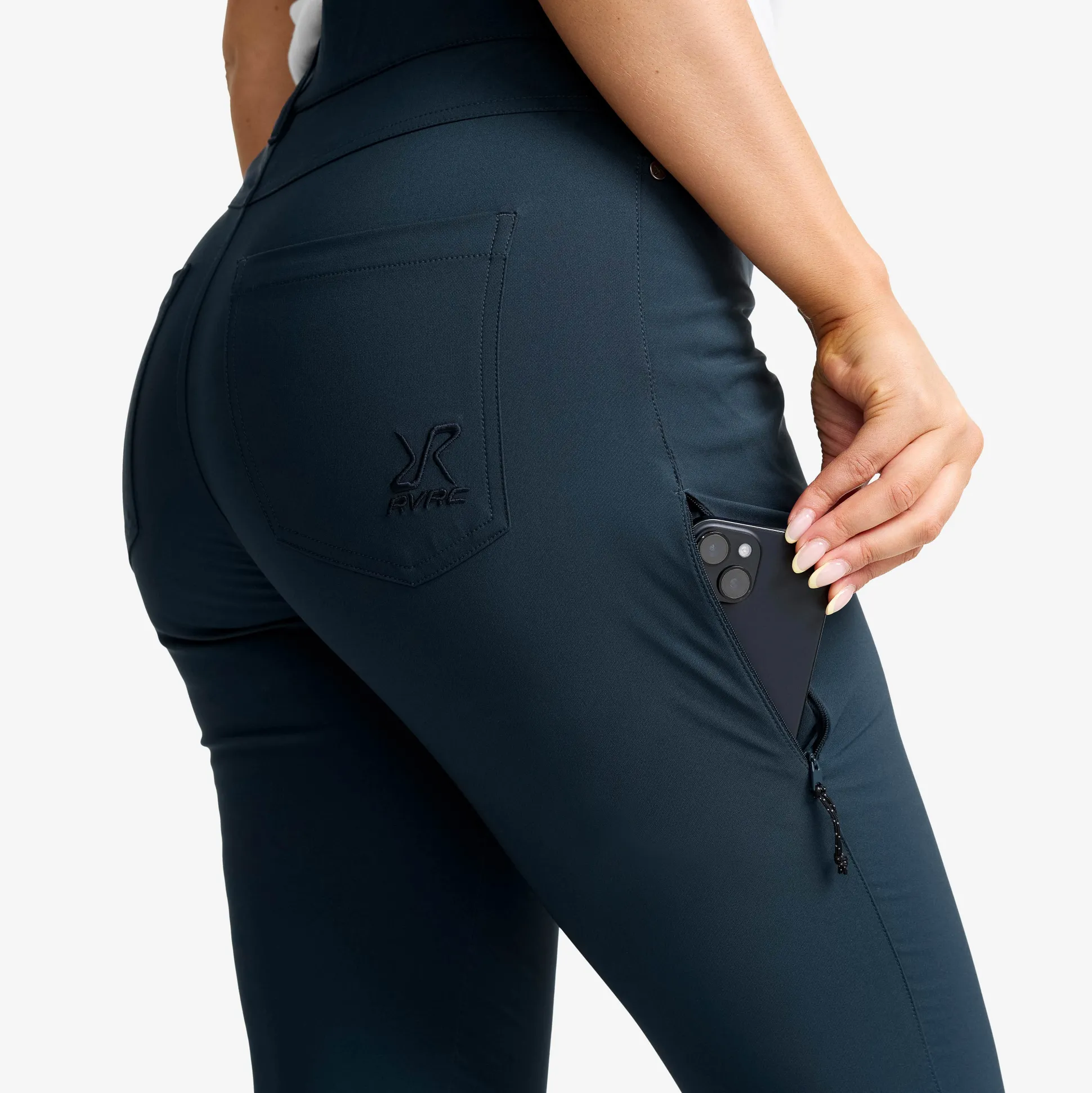Root High-waist Stretch Jeans Naiset