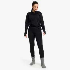 Waffle Half-zip Baselayer Top Naiset